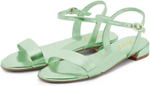 FOWT Women Classic Open Toe Flat Sandals Ankle Strap Adjustable Buckle Comfortable Summer Casual Dress Shoes Size 4-16 US