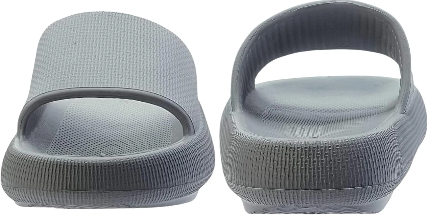 Genuine Pillow Slippers for Women and Men | House Slides Shower Sandals | Extremely Comfy | Cushioned Thick Sole | Cloud Slides | Lightweight Non-Slip Easy to Clean