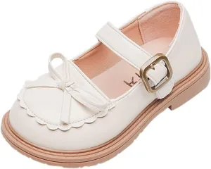 Girls Kids Mary Jane Shoes 𝗟ow Heels Closed Toe Ankle Sandals Childrens Girl Breathable Non Slip Soft Dress Dance Shoes