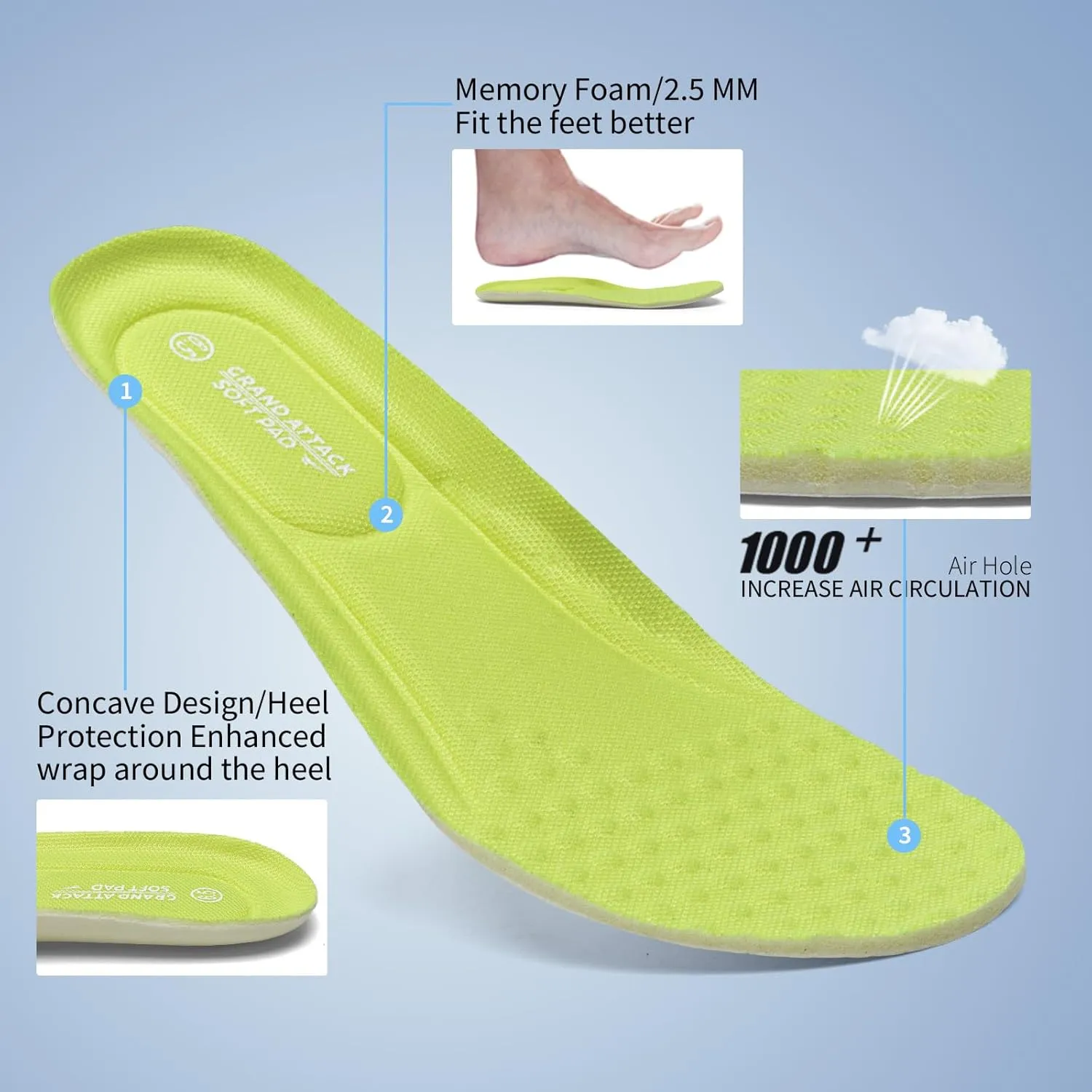 Grand Attack Women's Road Running Shoes | Superior Cushioned|Durable Non-Slip | Comfortable | Fashion Athletic Sneakers