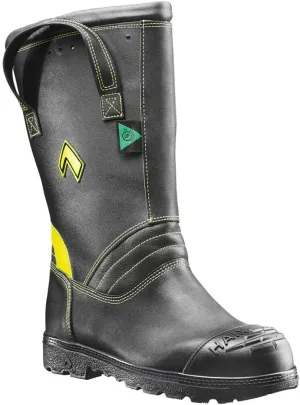 HAIX Fire Hunter Xtreme Waterproof Composite-Toed Firefighting Boots with Anti-Slip Sole and Cushioned Insole