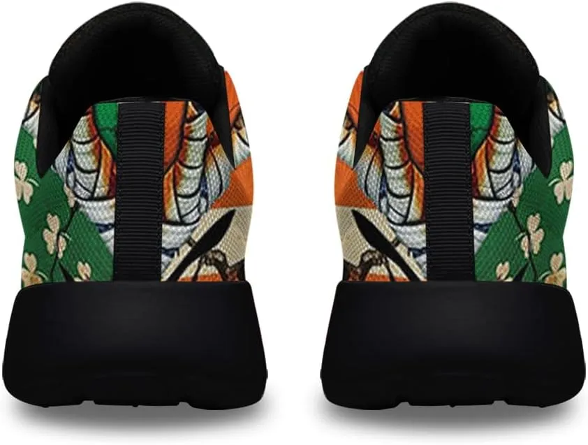 Halloween Shoes for Women Men, Pumpkin Print Lace Up Walking Sneakers, Running Shoes Gym Sports Athletic Trail Sneakers