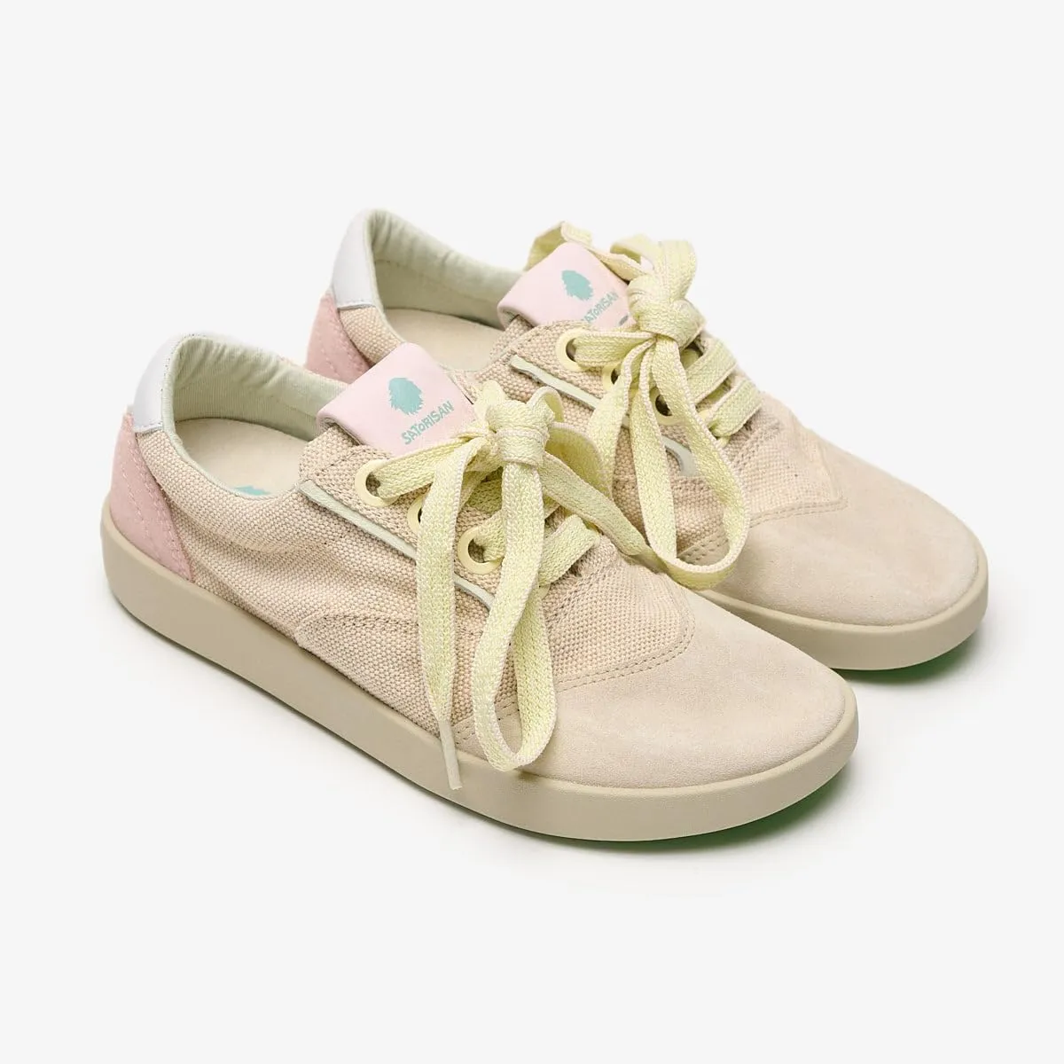 Hatko Vintage - Casual Sneakers for Men & Women - Comfortable & Durable Leather and Linen Sneakers