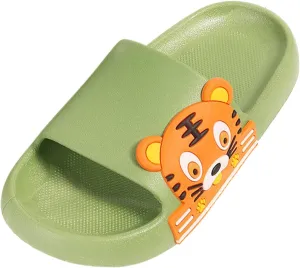 Home Slippers for Children Kids Little Tiger Children Slippers Cartoon Soft Sole Comfortable Kids Size 2