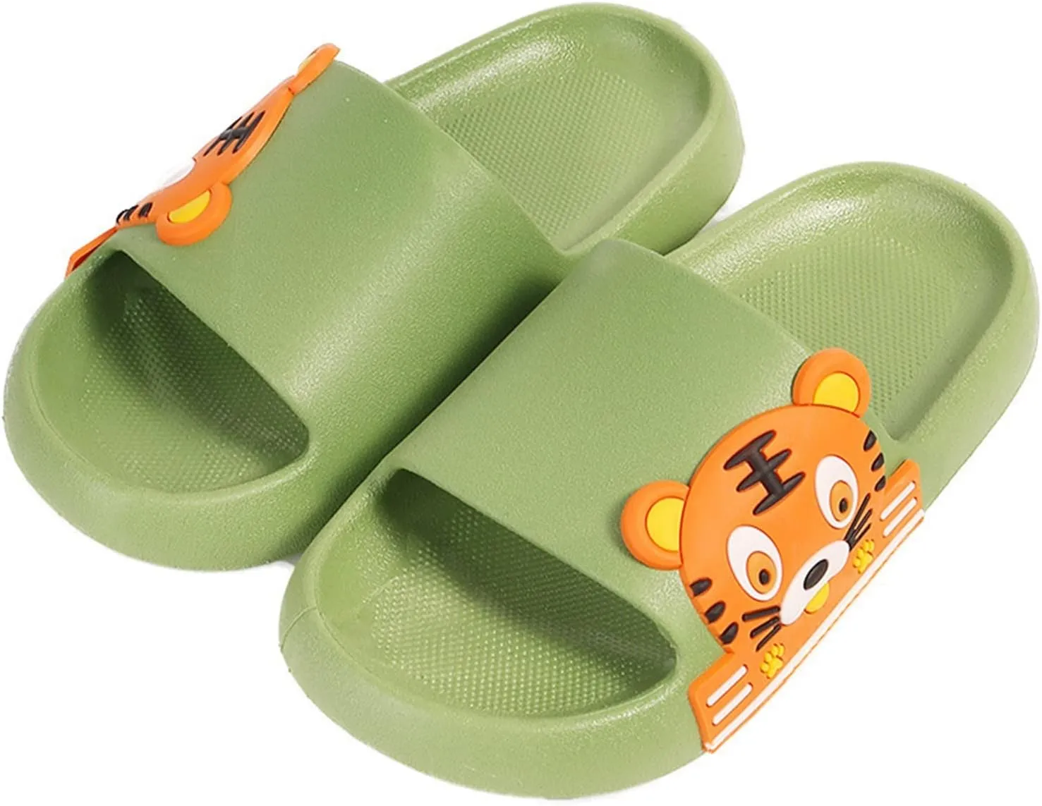 Home Slippers for Children Kids Little Tiger Children Slippers Cartoon Soft Sole Comfortable Kids Size 2