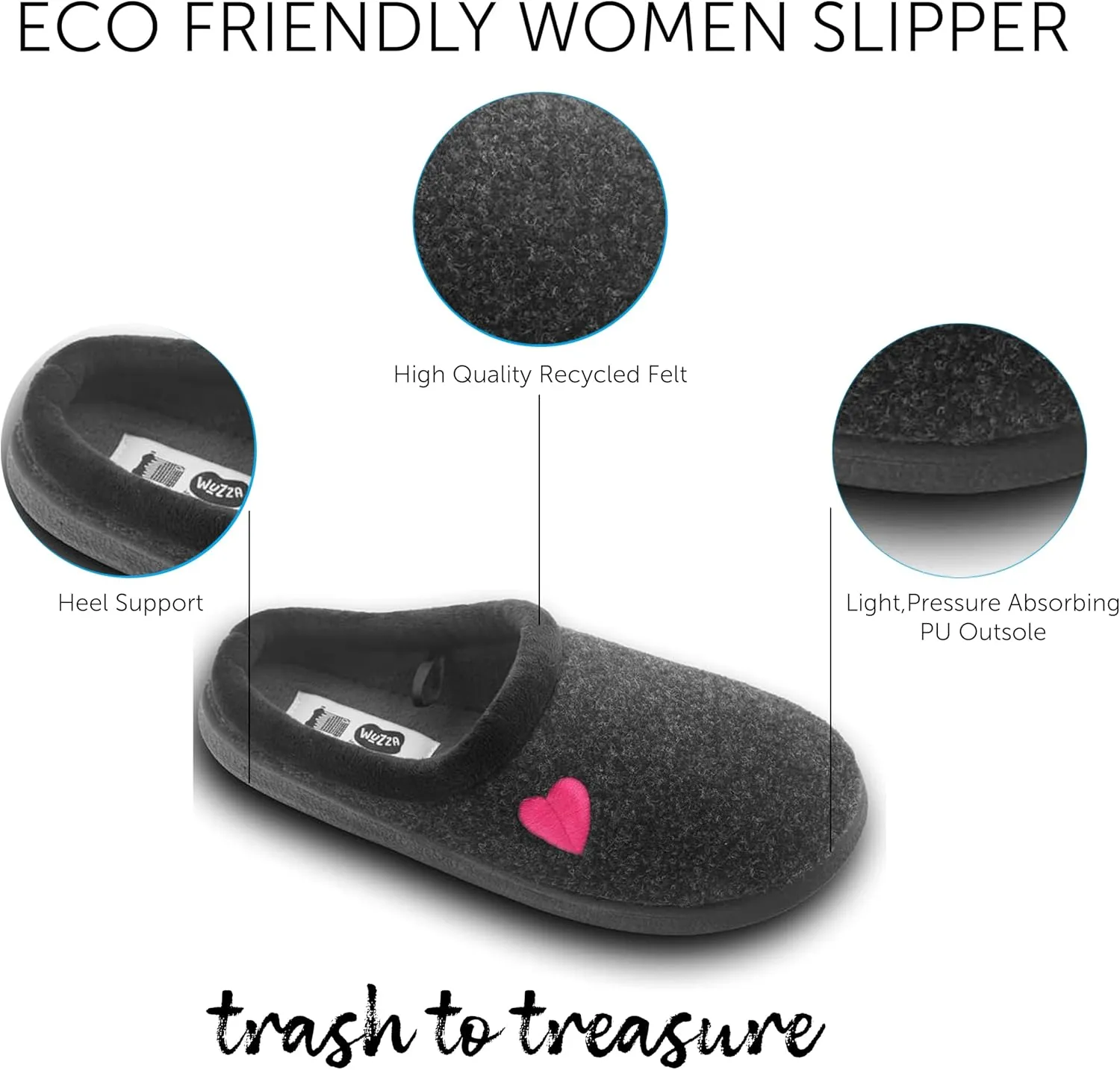 I Bottle Women's recycled comfortable, soft, indoor outdoor sandals…