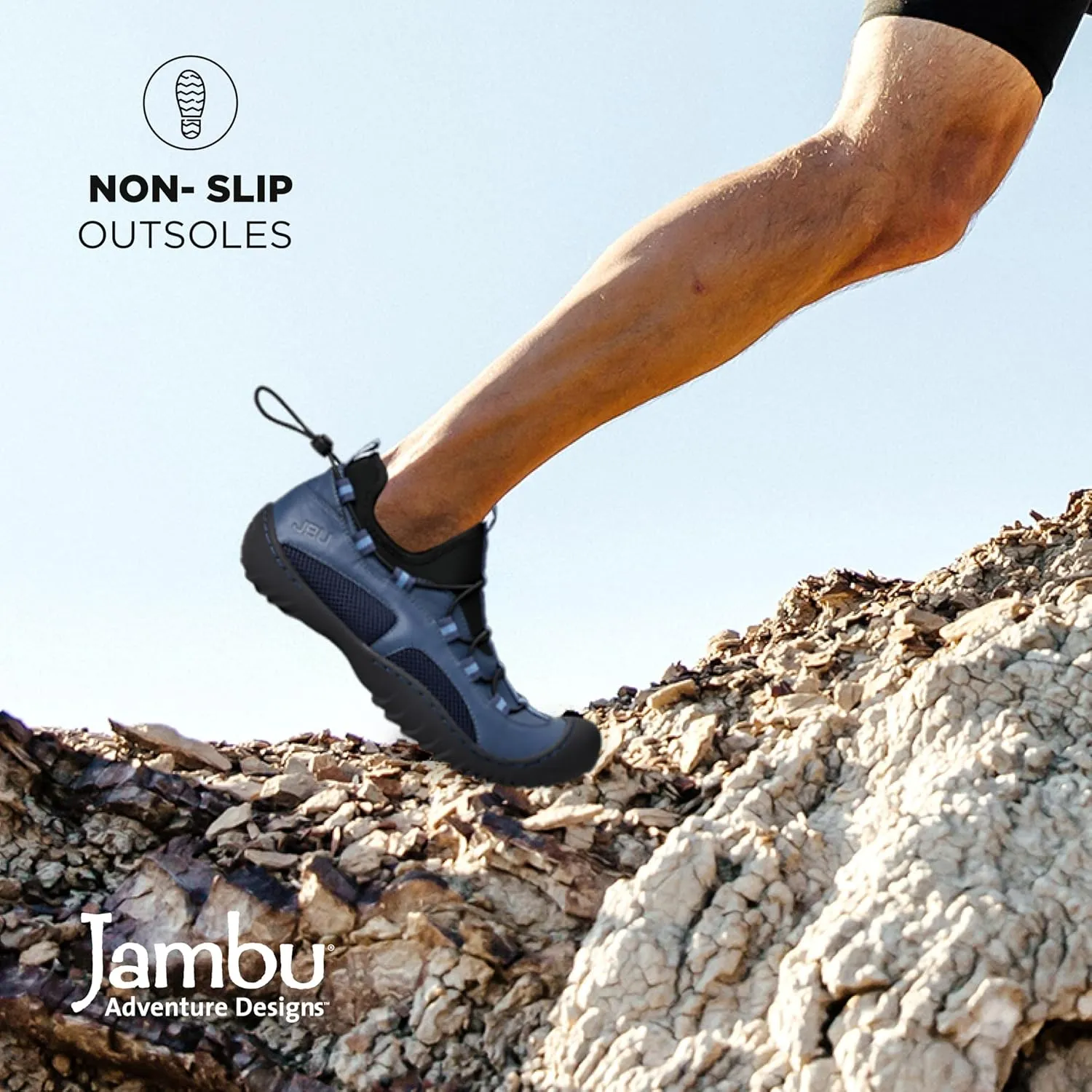 Jambu Unisex-Adult Tex Men Black Sneakers All-Terra Outsoles for Traction, Weather-Tough Uppers