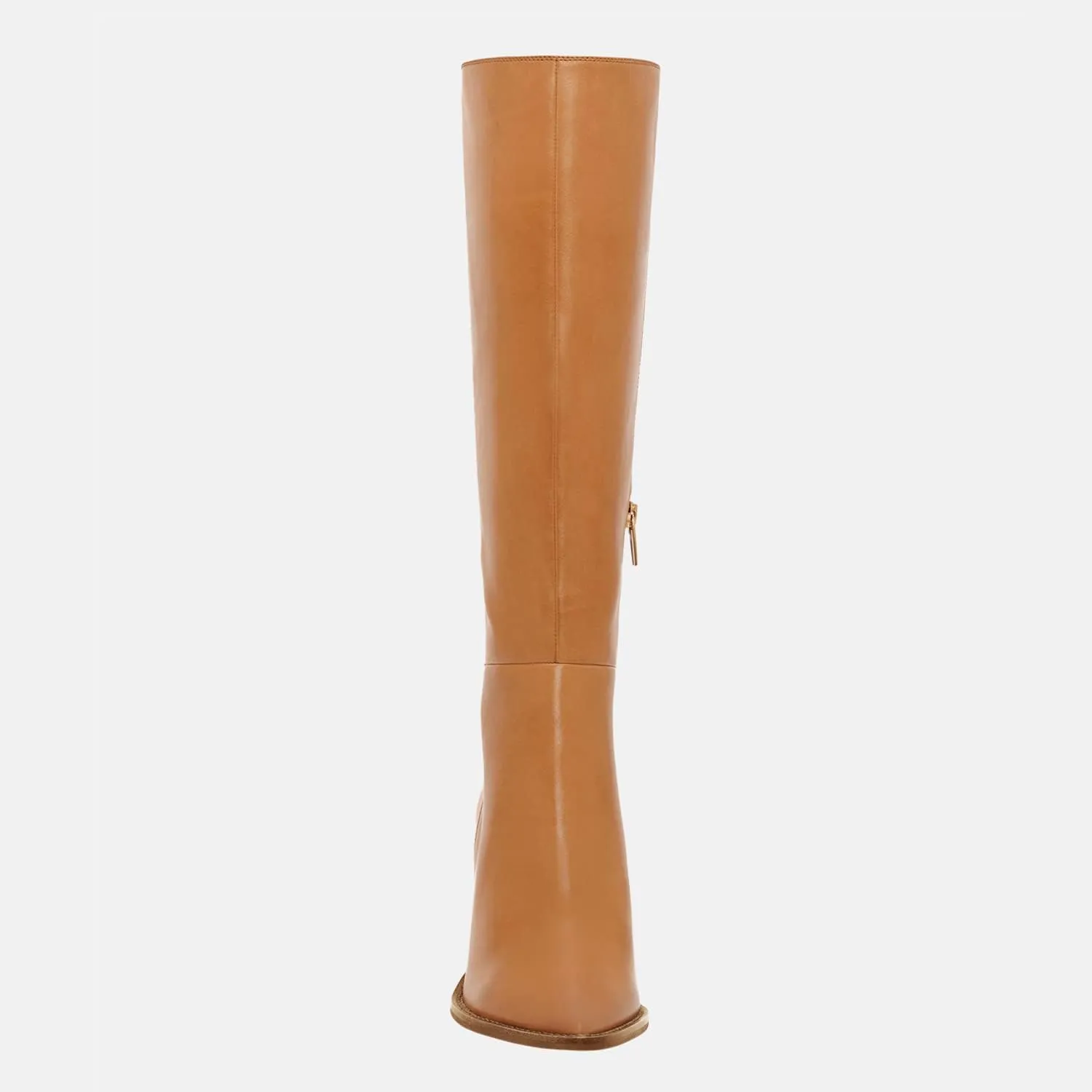 Juliet Holy Women's Knee High Boots Stacked Block Heel Wide Calf Closed Pointed Toe Riding Boots