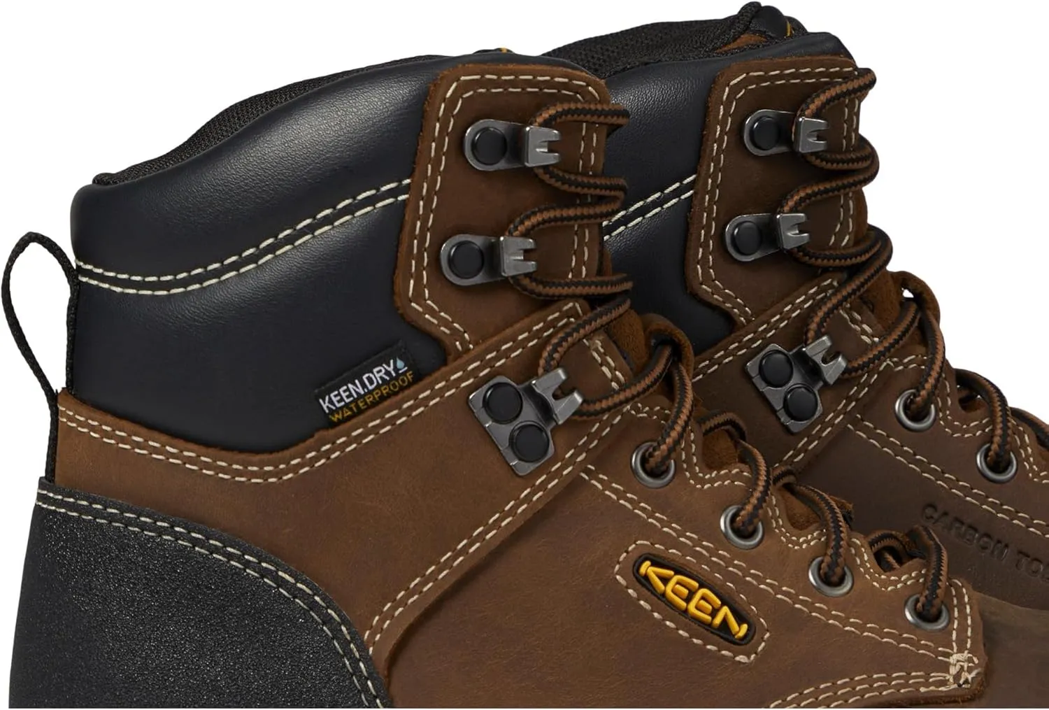 KEEN Utility Women's Evanston 6" Composite Toe Waterproof Leather Durable Construction Work Boots