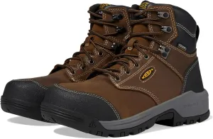 KEEN Utility Women's Evanston 6" Composite Toe Waterproof Leather Durable Construction Work Boots