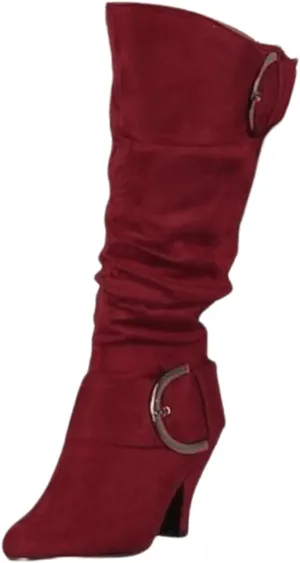 Ladmiple Fall Boots Women Knee High Wide Calf Slouchy Cowgirl Western Cowboy Boots Cone Heel Zipper Victorian Boots 2024