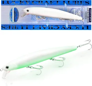 LUCKY CRAFT FlashMinnow 110, Aurora Series, Aurora Colored Saltwater Fishing Lures, Jerkbait Surf Fishing Accessories and Gear, 1-2 ft Slow Suspending Topwater Lure, Halibut and Bass Fishing Lures