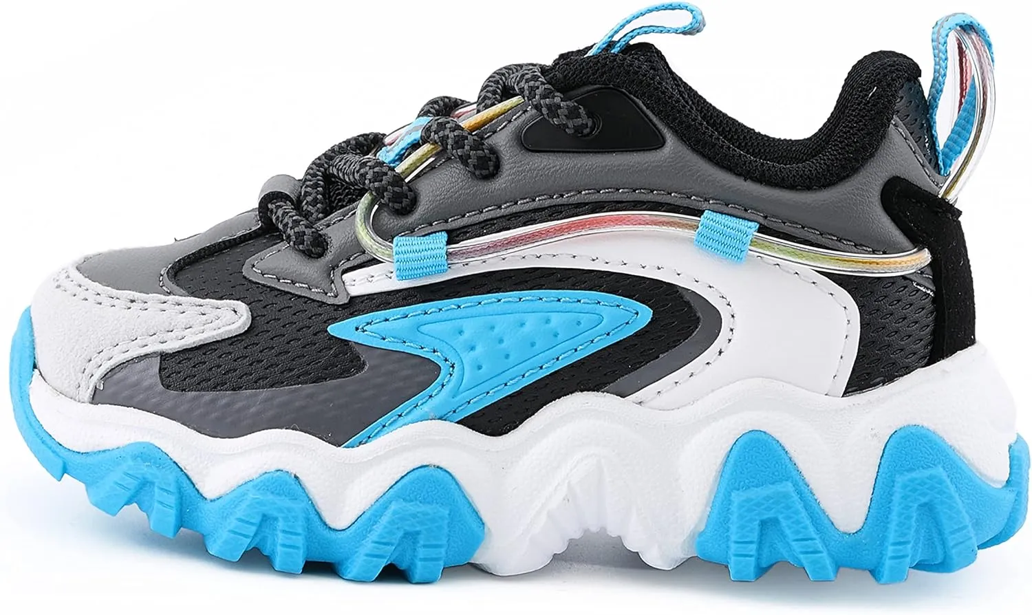 Mazino Kids Unisex Fashion Sneakers Lace-Up Shoes Tennis for Boys and Girls