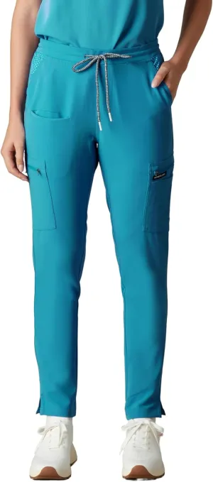Members Only Women's Reus Open Bottom Scrub Pant | Medical Scrubs | Hospital Uniform |