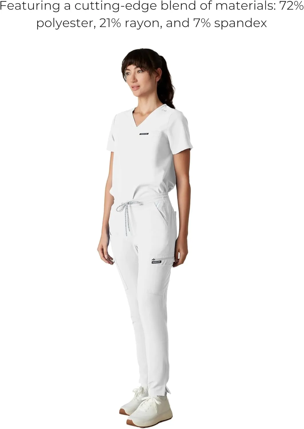Members Only Women's Reus Open Bottom Scrub Pant | Medical Scrubs | Hospital Uniform |