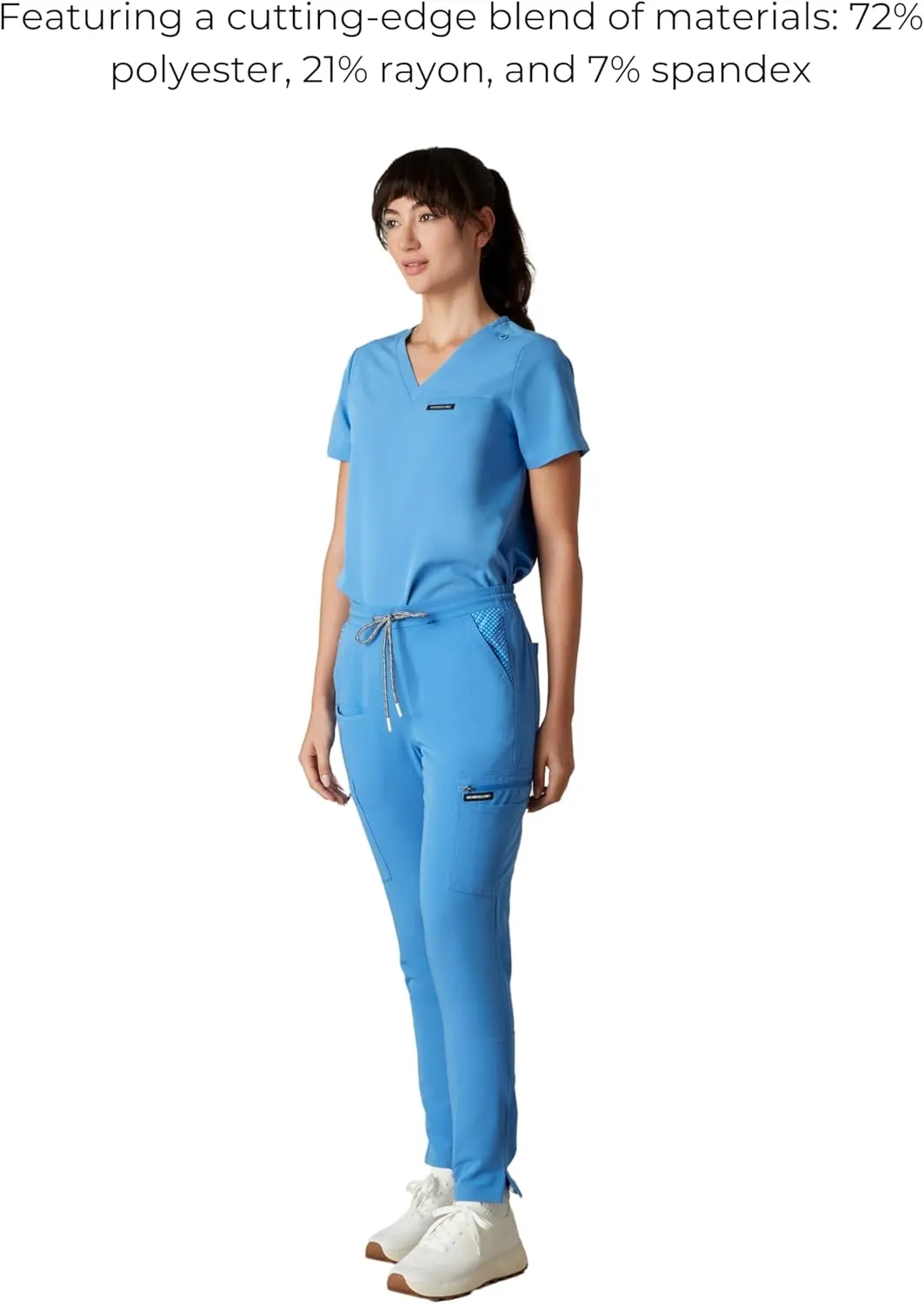 Members Only Women's Reus Open Bottom Scrub Pant | Medical Scrubs | Hospital Uniform |