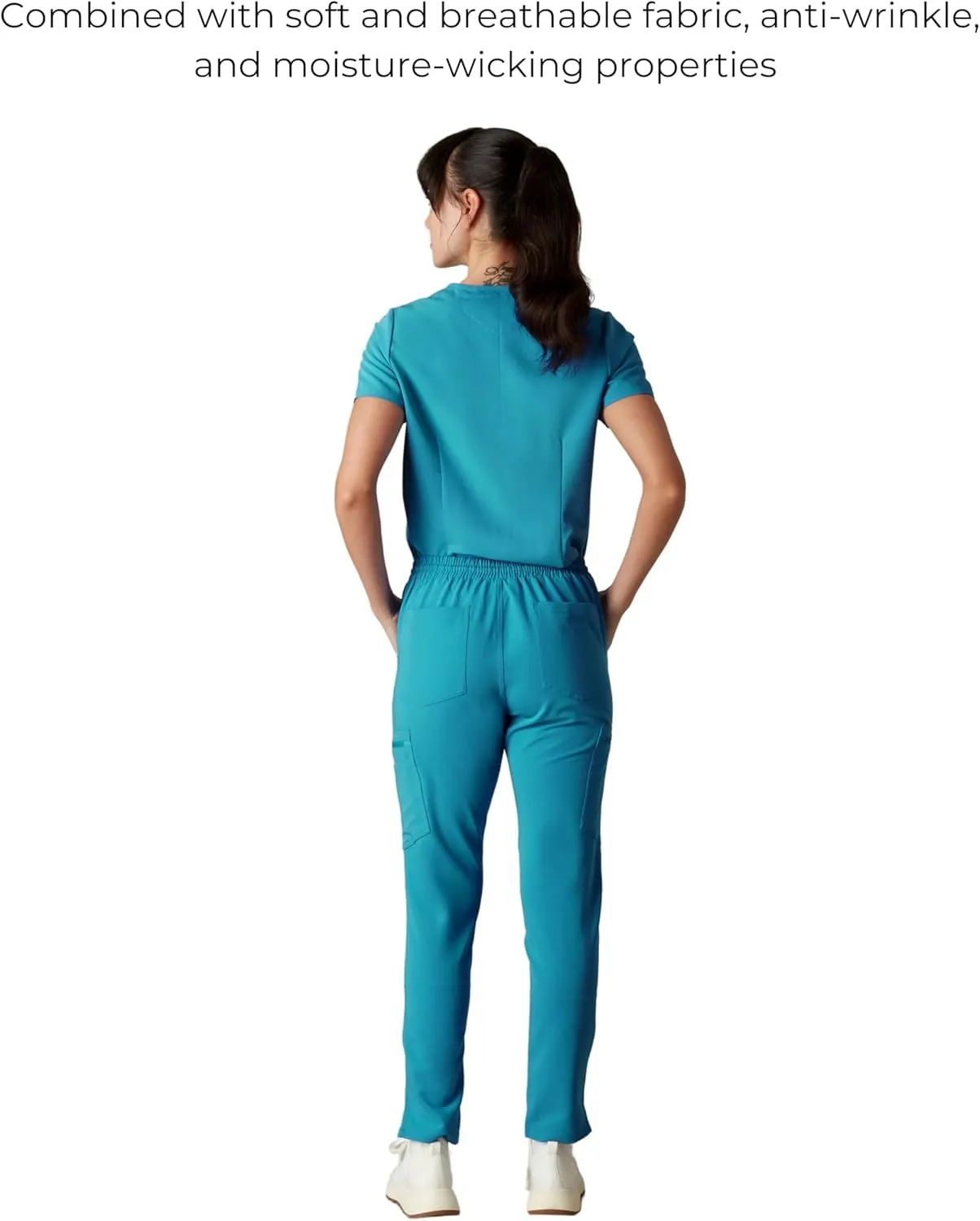 Members Only Women's Reus Open Bottom Scrub Pant | Medical Scrubs | Hospital Uniform |