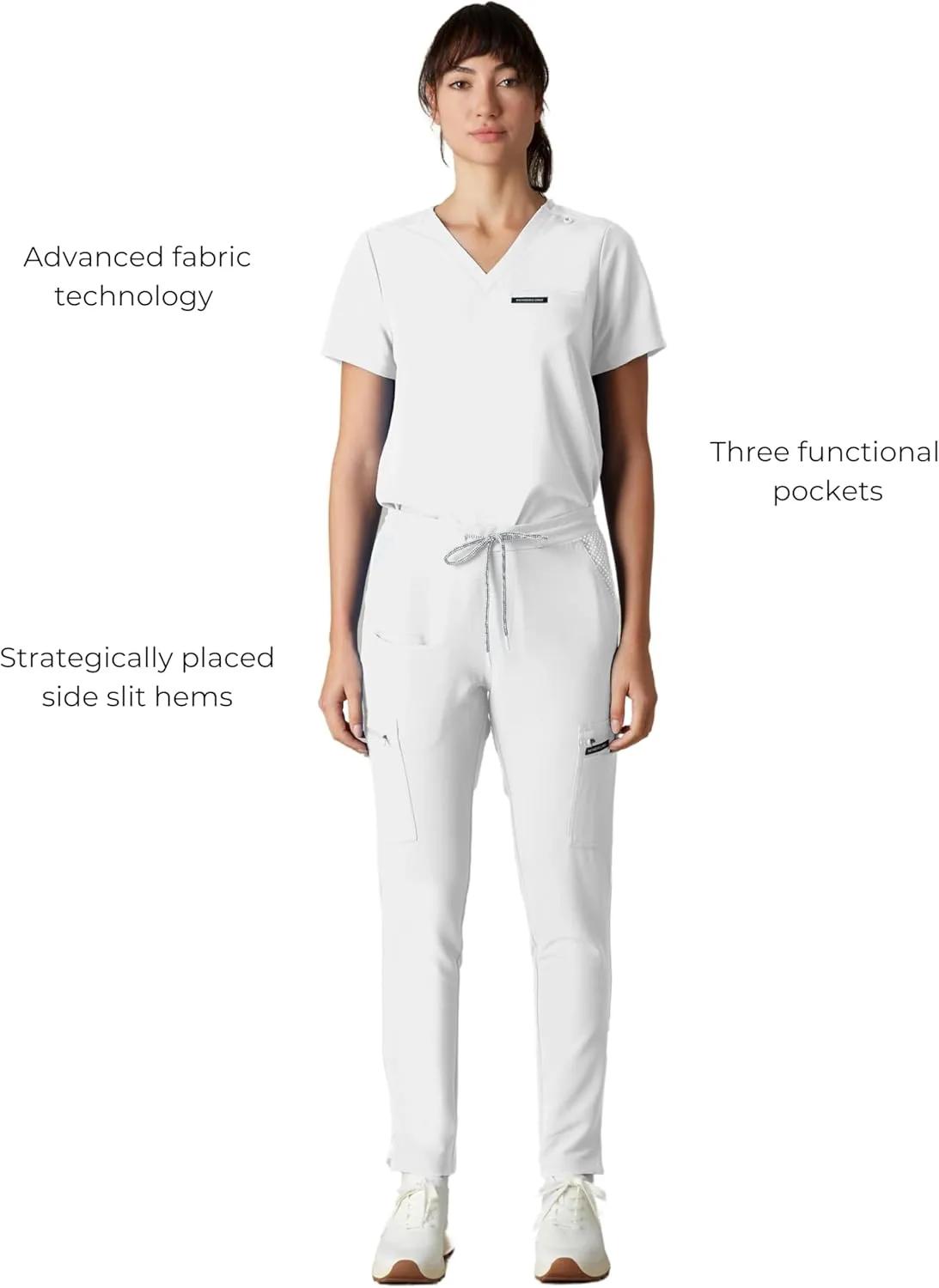 Members Only Women's Reus Open Bottom Scrub Pant | Medical Scrubs | Hospital Uniform |