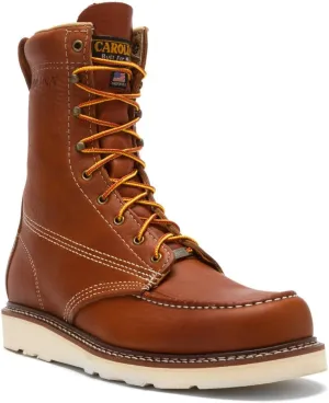 Men's Carolina® 8" Domestic Moc Toe Wedge Work Boots