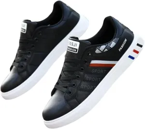 Men's Fashionable Street Style Skate Shoes, Comfortable Non-Slip lace-up Durable Sneakers for Men Outdoors
