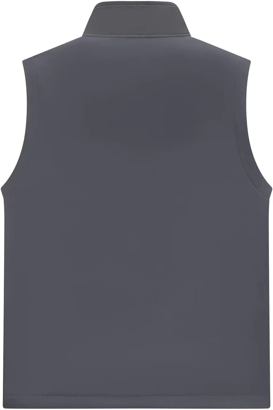 Men's Lightweight Softshell Vest Outerwear Windproof Puffer Sleeveless Jacket for Golf Running