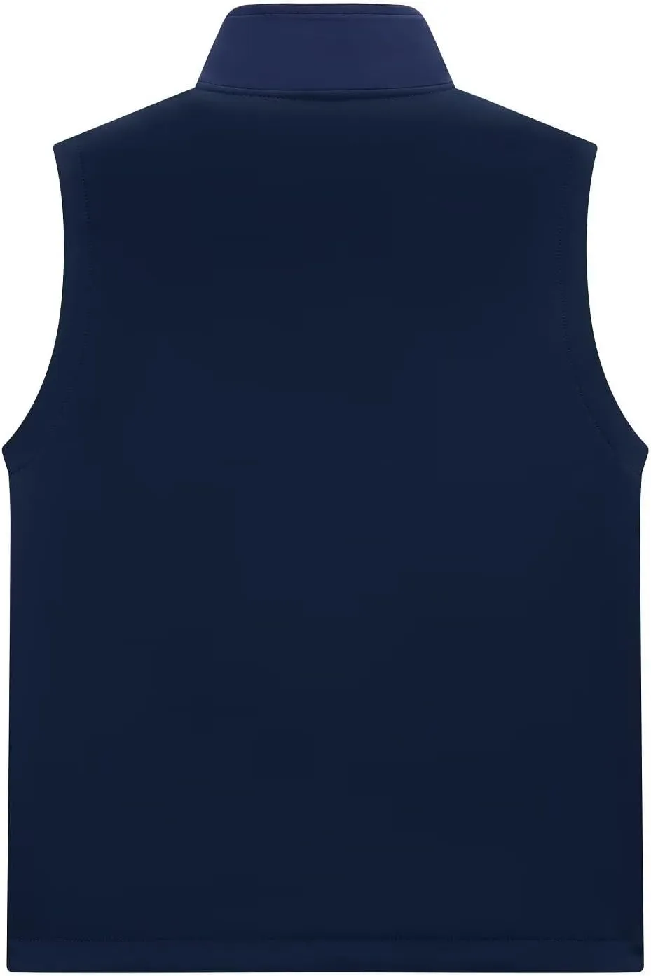 Men's Lightweight Softshell Vest Outerwear Windproof Puffer Sleeveless Jacket for Golf Running