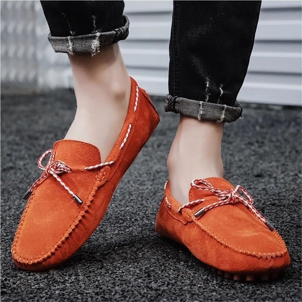 Mens Loafers Breathable Simple Driving Loafers Slip Resistant Flexible Lightweight Prom Outdoor Boat Shoes