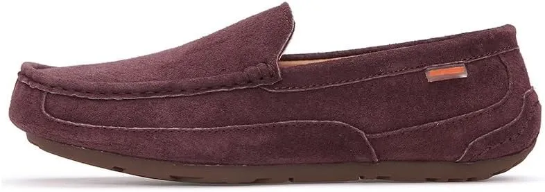 Men's Loafers Shoes Square Toe Solid Color Vegan Leather Resistant Flexible Lightweight Fashion Slip On