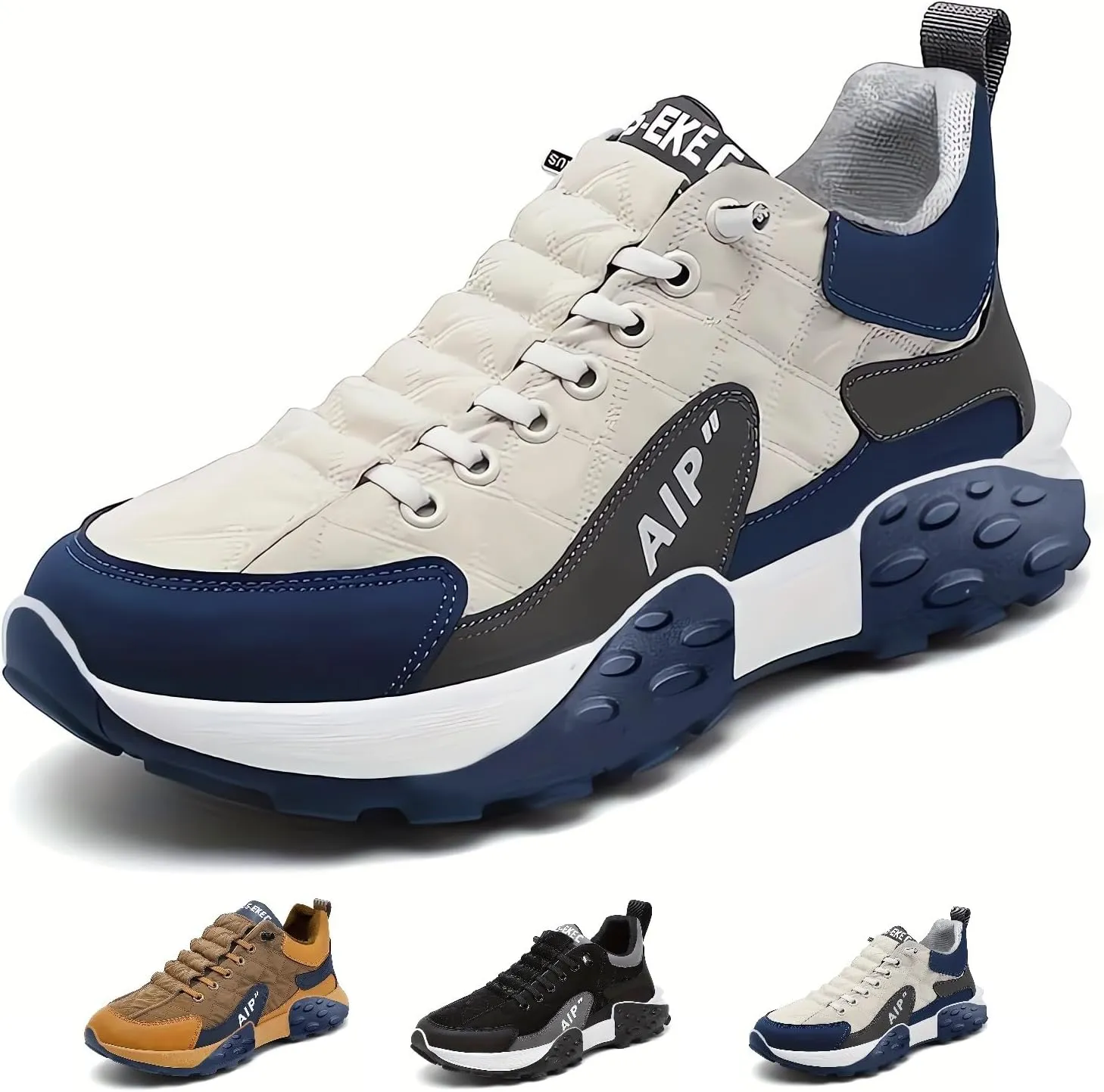 Men's Orthopedic Comfort Sneaker 2024 Waterproof Air AIP Walking Tennis Comfortable Wide Shoes Slip on Sneakers