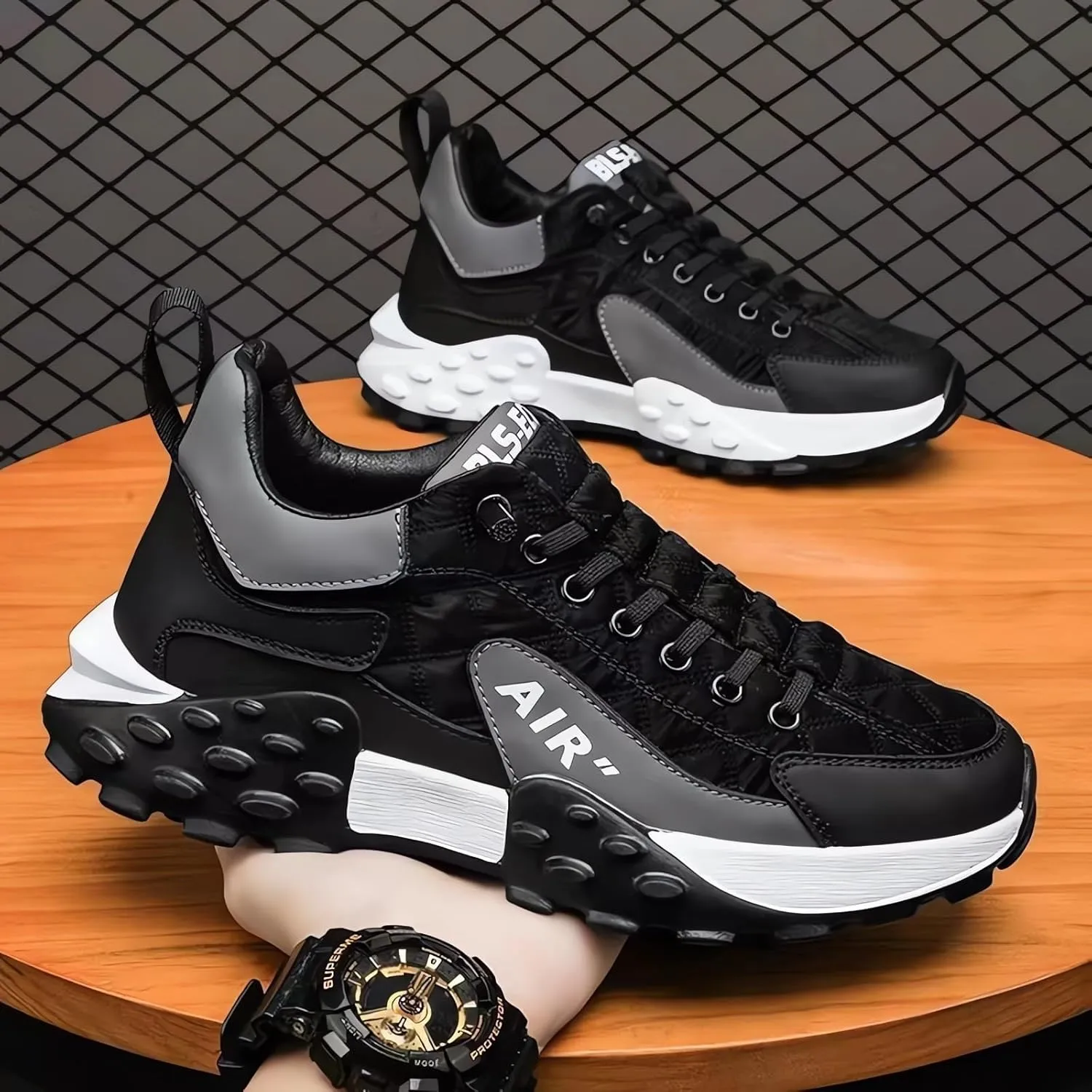 Men's Orthopedic Comfort Sneaker 2024 Waterproof Air AIP Walking Tennis Comfortable Wide Shoes Slip on Sneakers