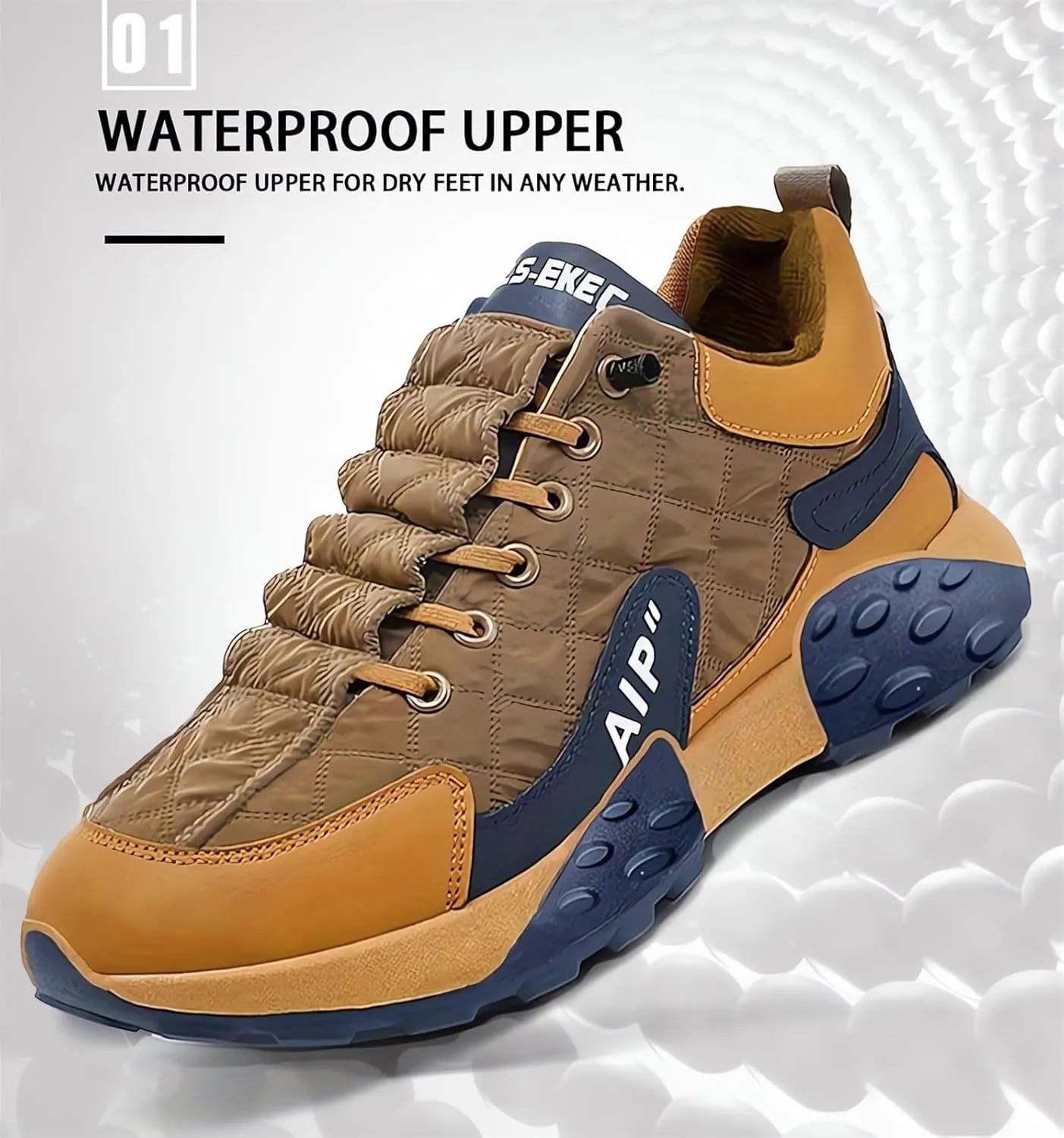 Men's Orthopedic Comfort Sneaker 2024 Waterproof Air AIP Walking Tennis Comfortable Wide Shoes Slip on Sneakers