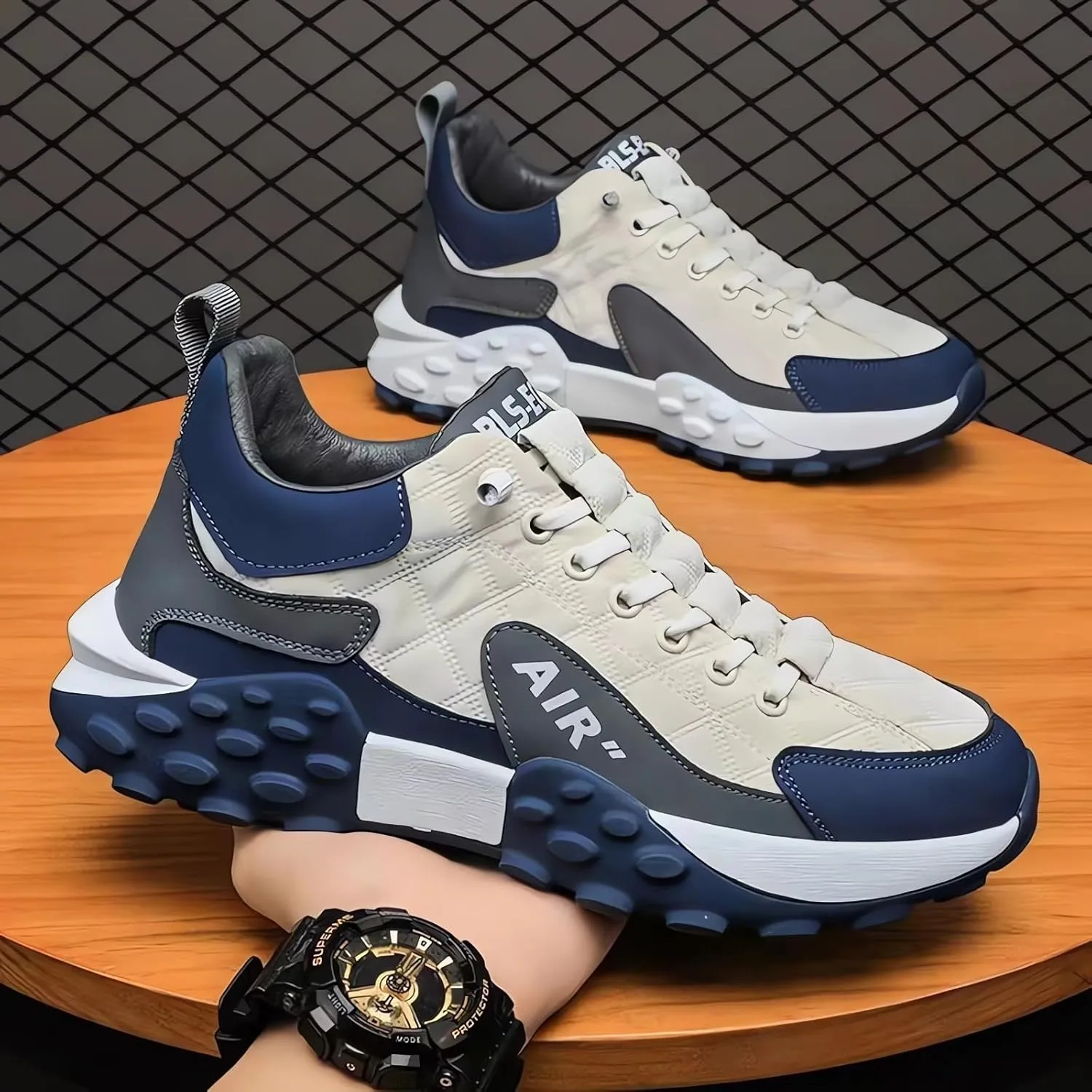 Men's Orthopedic Comfort Sneaker 2024 Waterproof Air AIP Walking Tennis Comfortable Wide Shoes Slip on Sneakers