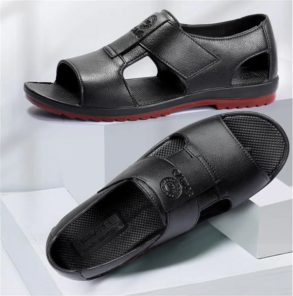 Men's Sandals Summer Casual Soft Sole Non-slip Wear-resistant Beach Shoes