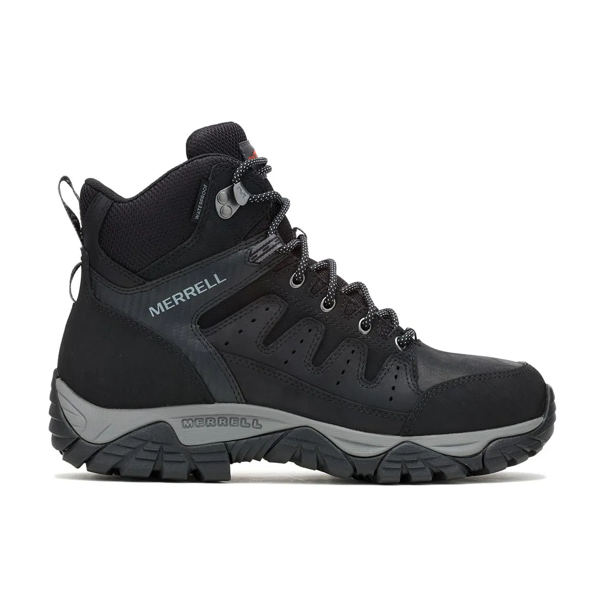 Merrell Men's Windoc Waterproof Steel Toe Mid Construction Boot, Black, 12