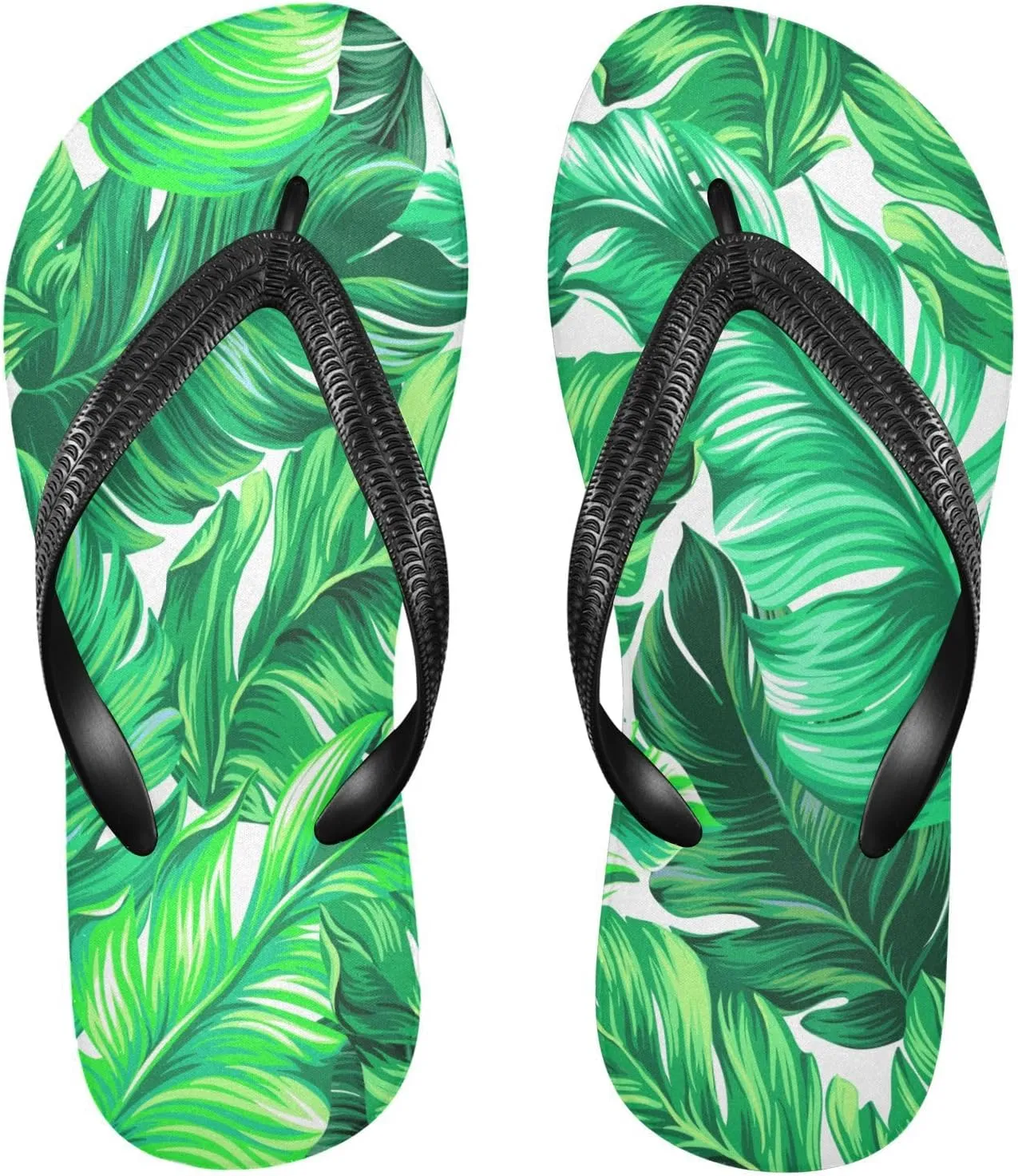 MNSRUU EVA Rubber Flip Flops for Men & Women,Unisex Sandals Soft Cushion Footbed Comfort flip-flops