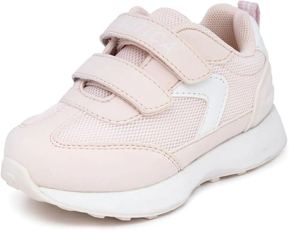Nautica Kids' Double Strap Sneakers | Casual Athletic Shoes for Boys and Girls | Durable and Comfortable Fit for Toddlers and Little Kids