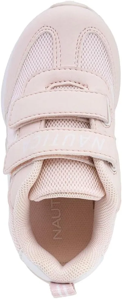 Nautica Kids' Double Strap Sneakers | Casual Athletic Shoes for Boys and Girls | Durable and Comfortable Fit for Toddlers and Little Kids