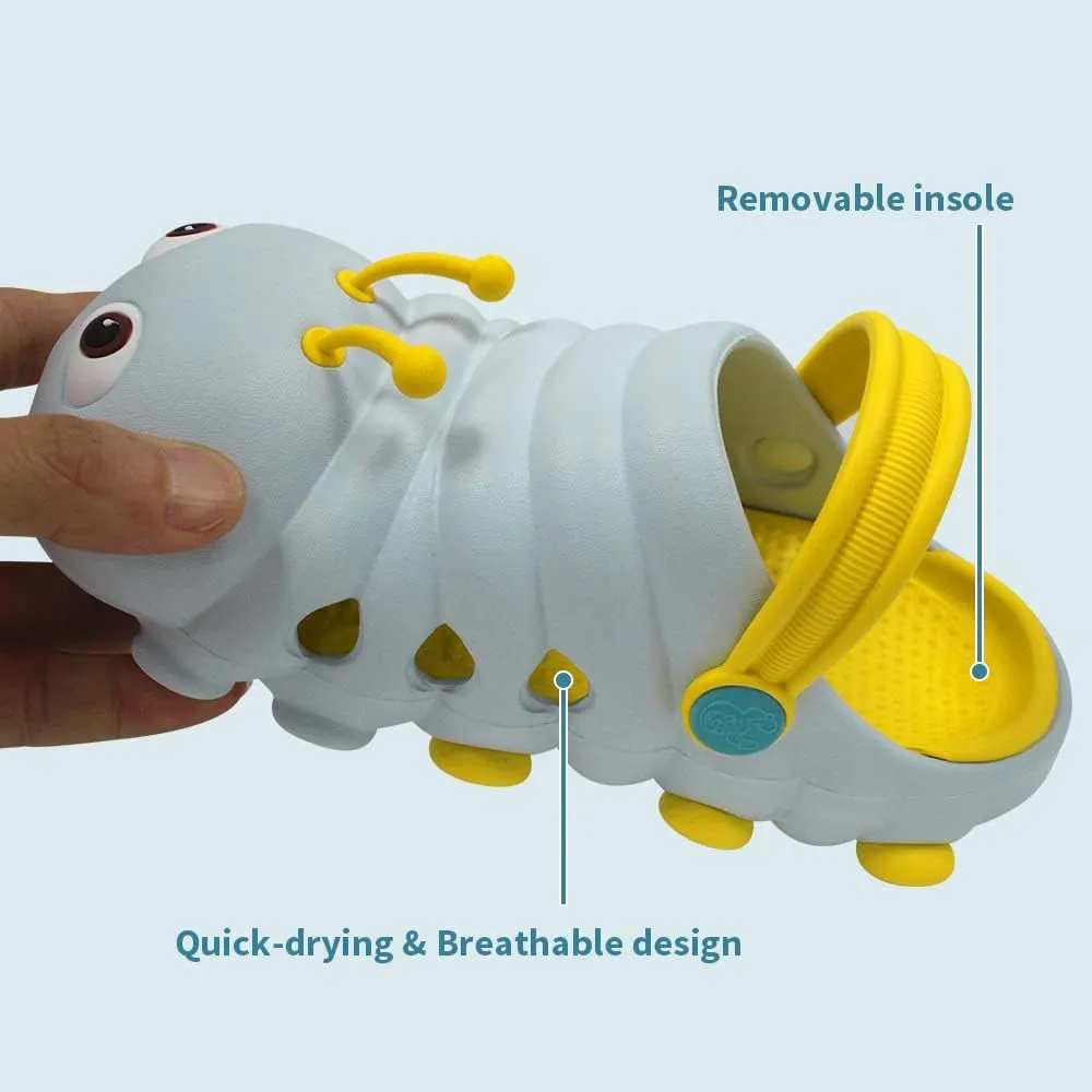 NW Kids Cute Clogs Garden Shoes Toddler Boys Girls Non-Slip Soft EVA Slides Slippers Indoor Outdoor Waterproof Children Water Shower Beach Pool Sandals
