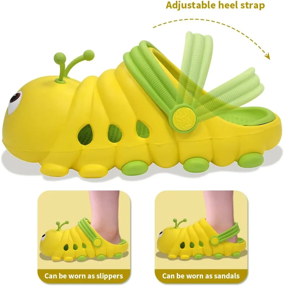 NW Kids Cute Clogs Garden Shoes Toddler Boys Girls Non-Slip Soft EVA Slides Slippers Indoor Outdoor Waterproof Children Water Shower Beach Pool Sandals