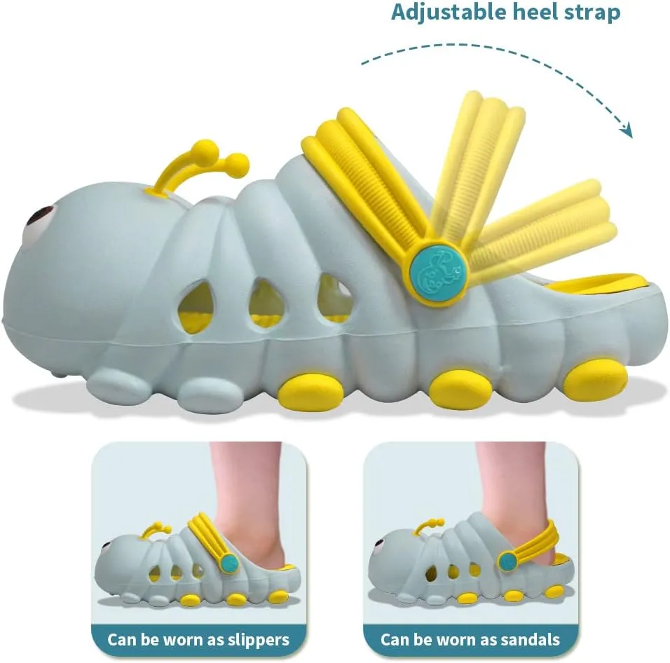 NW Kids Cute Clogs Garden Shoes Toddler Boys Girls Non-Slip Soft EVA Slides Slippers Indoor Outdoor Waterproof Children Water Shower Beach Pool Sandals
