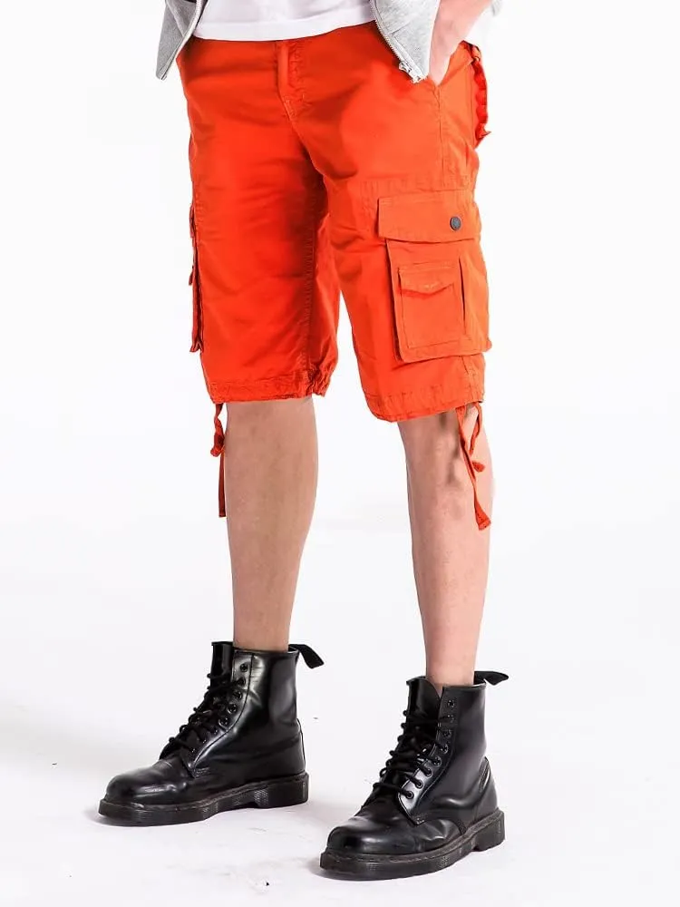 OCHENTA Men's Loose Fit Cargo Shorts with Multi Pockets
