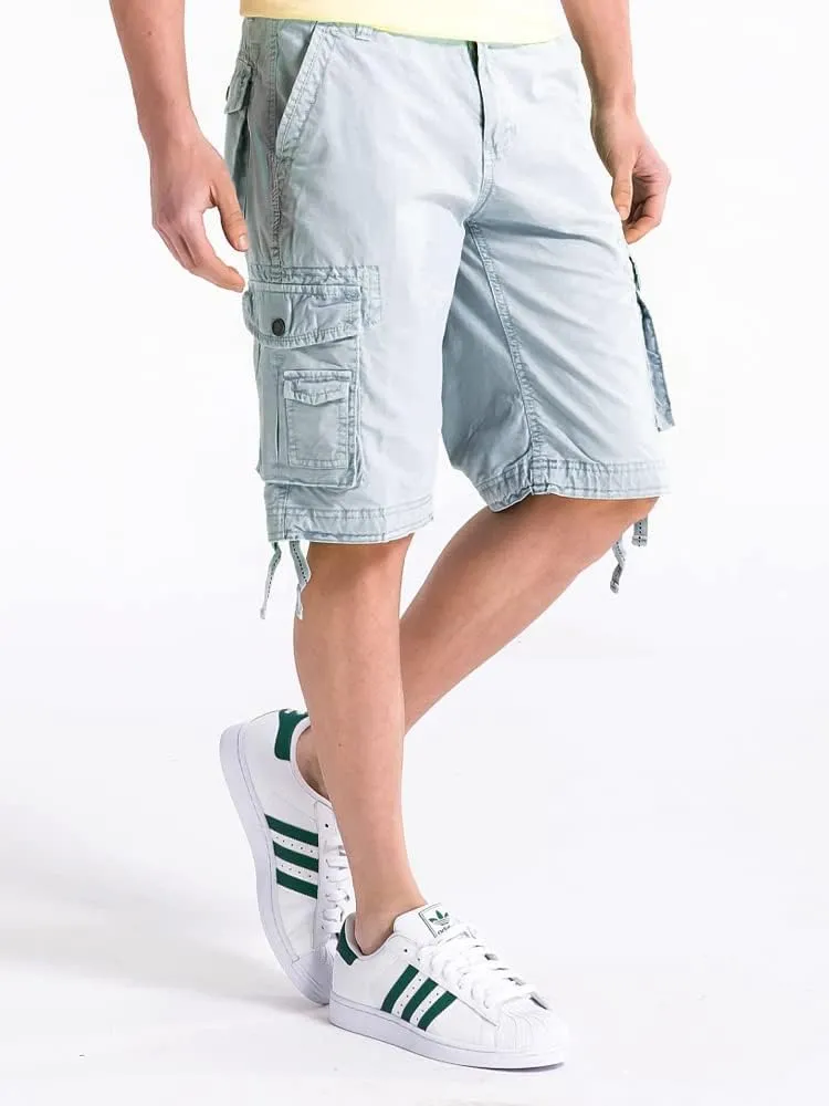 OCHENTA Men's Loose Fit Cargo Shorts with Multi Pockets