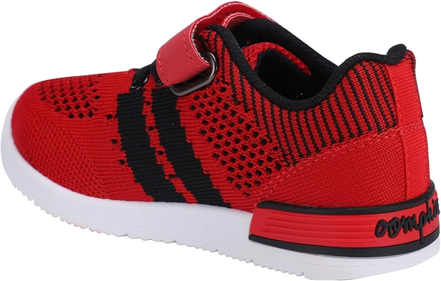 Oomphies Wynn Boys Athletic Sneakers – Breathable Knit Upper, Hook & Loop Closure, Cushioned Insole & Lightweight Design