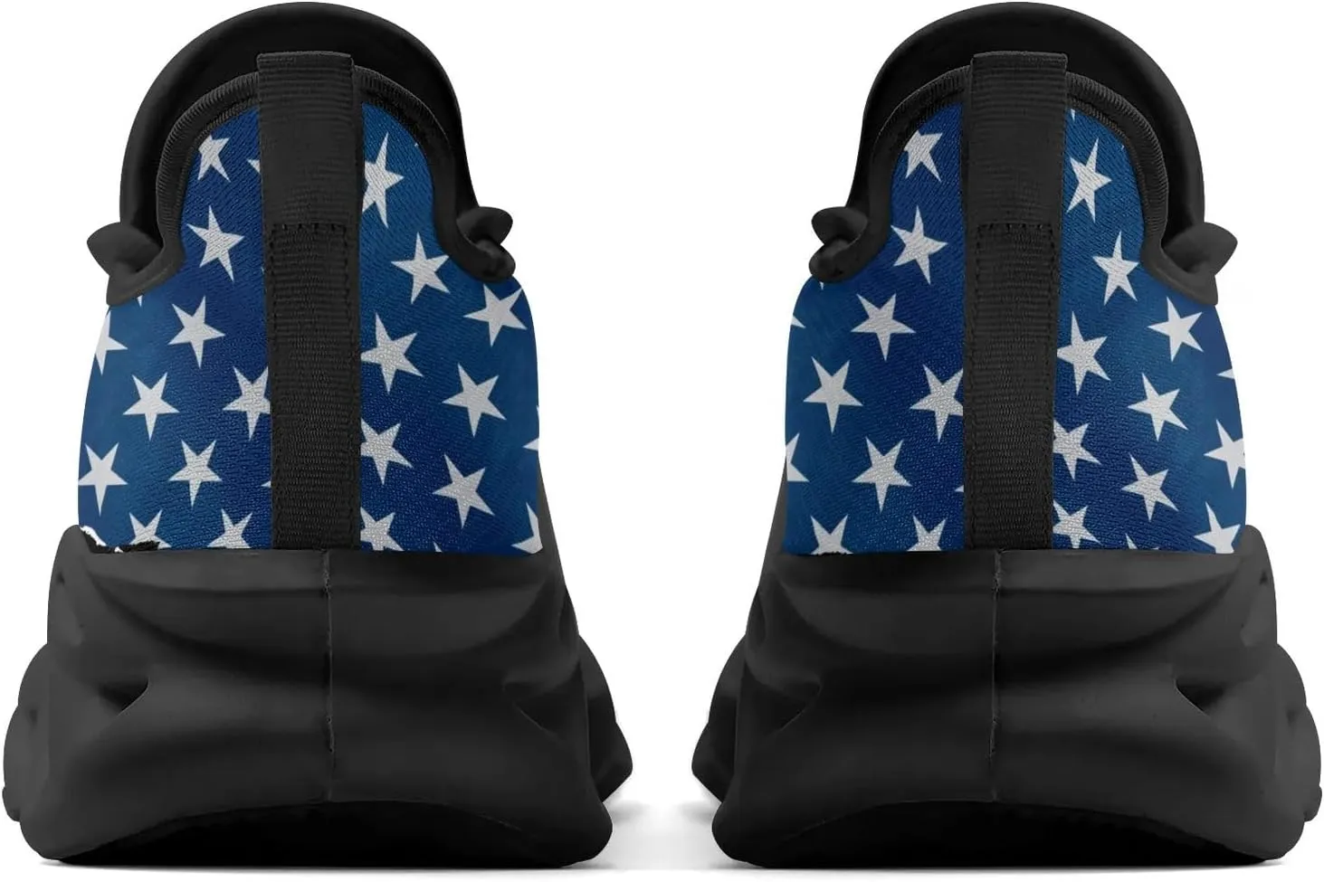 Patriogee Trump 2024 Sneakers - Patriotic American Flag Support Shoes for Men