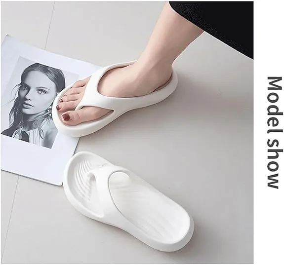 Pillow Arch Support Flip Flops Women, Pillow Slides, Lightweight Orthopedic Sandals, Cushioning, Shock-Absorbing