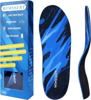 Plantar Fasciitis Insoles Pain Relief High Arch Support Orthotics Inserts Heavy Duty Sole Inserts for Men Women Standing All Day