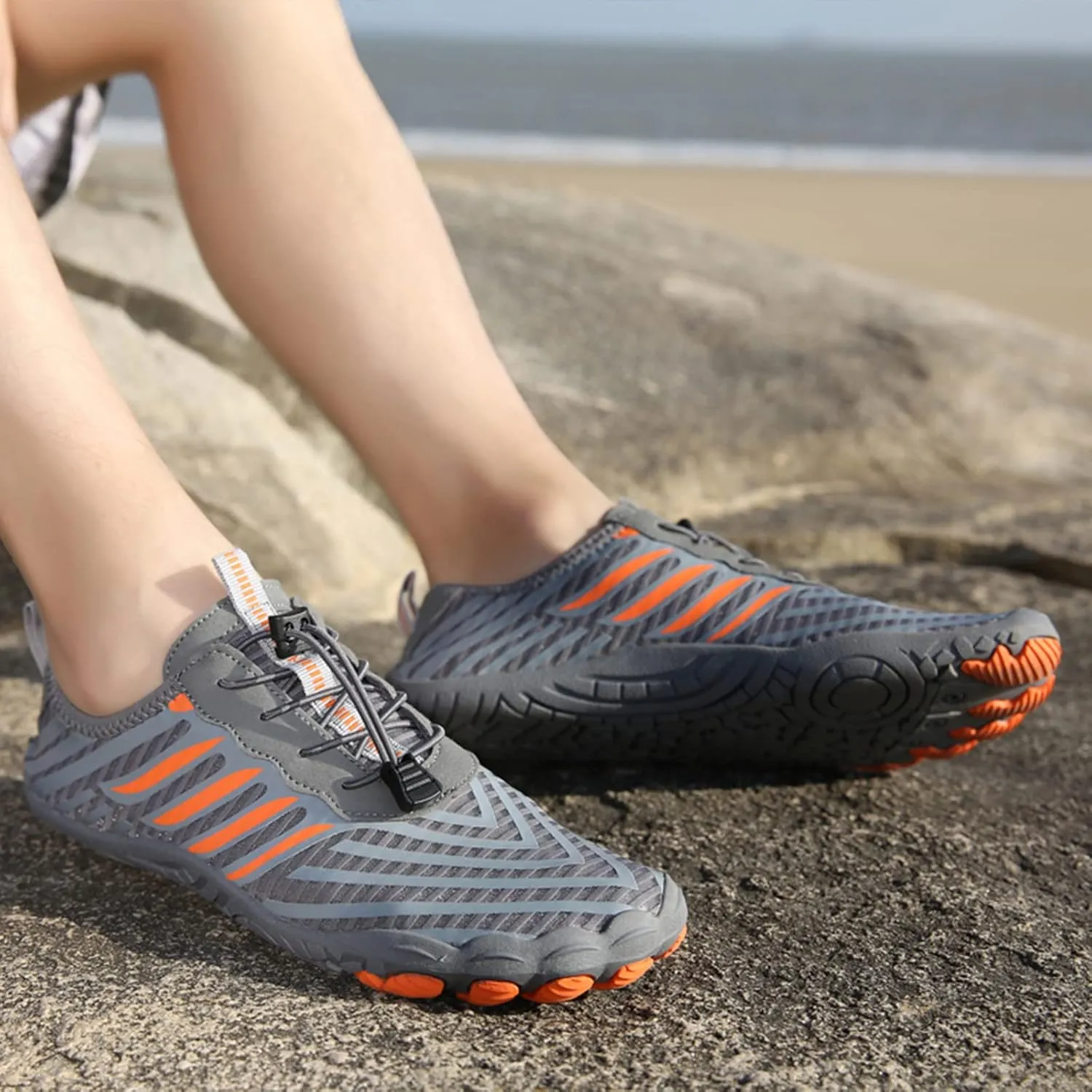 Quick Dry Water Shoes Non Slip Aqua Socks Barefoot Swim Surf Beach Yoga Hiking Boating Fishing Pool for Adults Sizes Spring Shoe for Women 2025