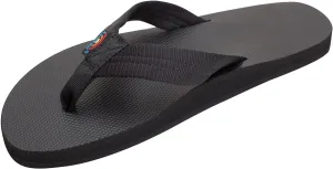Rainbow Sandals Men's Single Layer Soft Top 1" EVA Rubber Filled Nylon Strap