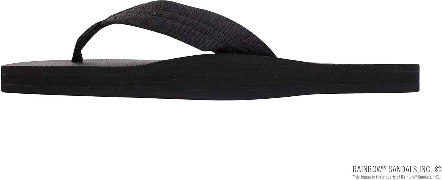 Rainbow Sandals Men's Single Layer Soft Top 1" EVA Rubber Filled Nylon Strap