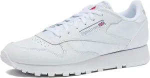 Reebok Boys' Classic Leather Sneaker, White, 13.5 M US